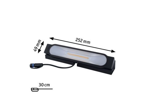 Wallwasher Plug & Shine ITO regul. 6W 3000K IP67 24V nabudowana antracyt / metal - 5