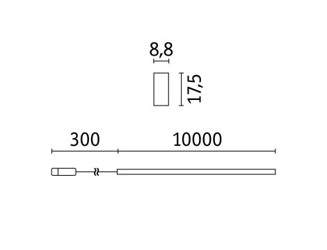 Taśma zewnętrzna LED Plug & Shine DIM 46W 10m 3000K IP68 24V biały - 8