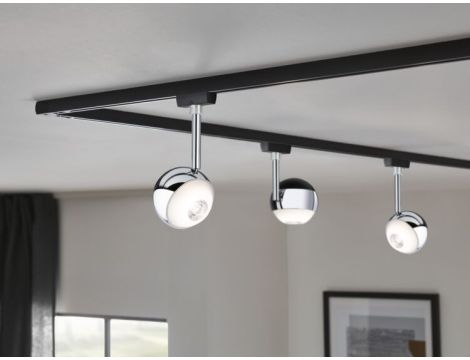 Reflektor na szynoprzewód  URail Capsule II 6W DIM 545lm 2700K 230V czarny mat / chrom - 5