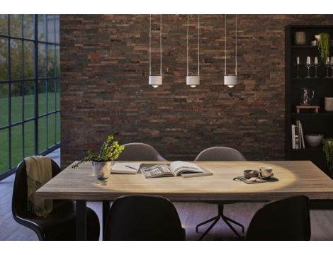 Oprawa zwieszana na szynoprzewód URail ALDAN 13W DIM 530lm 4000K 230V  chrom matowy / czarny / metal - 6