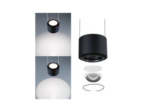 Oprawa zwieszana URail Aldan 13W DIM 4000K 230V czarny matowy / czarny - 3