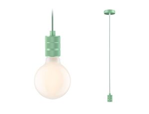 Lampa wisząca TILLA Neordic E27 max. 60W IP20 230V jasnozielony / metal