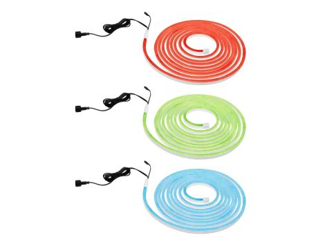 Taśma zewnętrzna LED RGB zestaw kompletny 30W 5m 36lm/m 72LED/m IP65 biały - 3