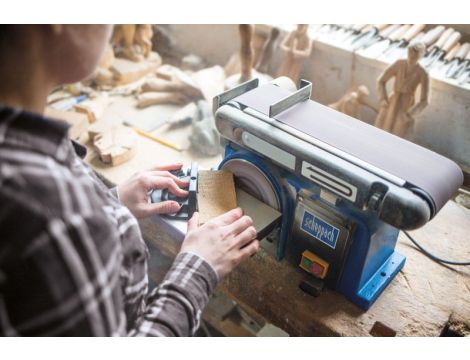 Szlifierka taśmowo-tarczowa Scheppach BTS900 - 8