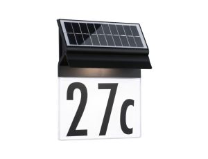 Oprawa elewacyjna NEDA LED solar czujnik ruchu zmierzchu 14lm 3000k  IP4414lm  czarna