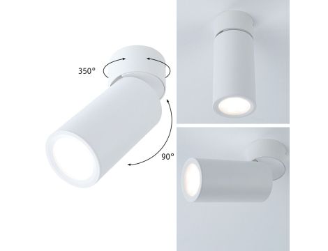 Lampa sufitowa TURNAL COIN LED 3-STEP DIM 6W 470lm 2700K 230V biała matowy / metal - 5