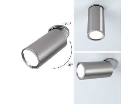 Lampa wpuszczana TURNAL COIN 3step-dim 6W 470lm 2700K 230V żelazo szczotkowane / metal - 5