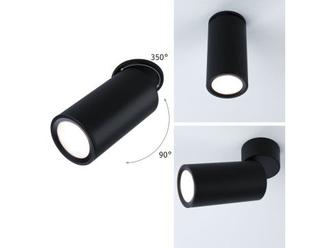 Lampa wpuszczana TURNAL COIN 3step-dim 6W 470lm 2700K 230V czarny mat / metal - 5