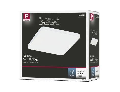 Panel bezramkowy Veluna VariFit  120x120mm 4000K - 10