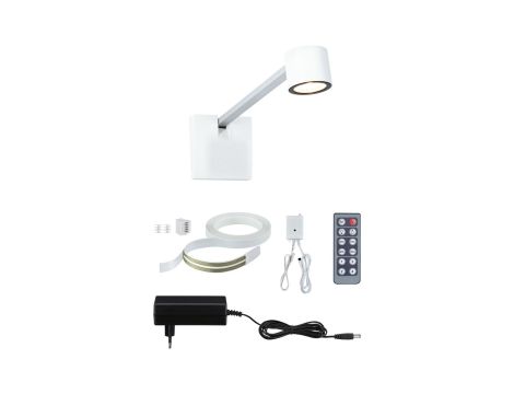 Oprawa ścienna ADELIA LED zestaw 370lm 2700K 4.5W 24V aluminium szczotkowane