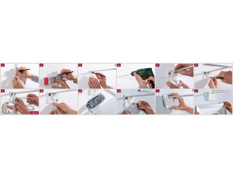 Oprawa ścienna XANA LED zestaw 5.5W 420lm 2700K 230/24V szczotkowane aluminium - 11