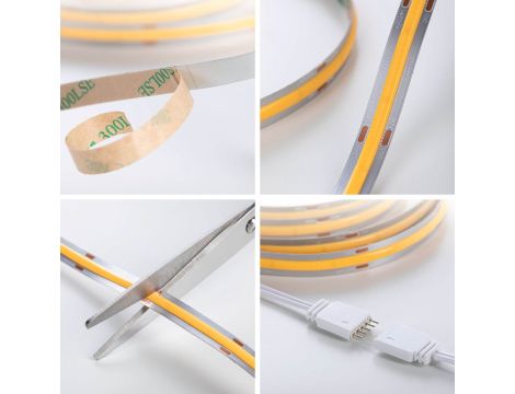 Zestaw podstawowy taśm MaxLED 1000 Full-Line COB 1.5m 18W 1620lm 2700K tworzywo sztuczne - 5