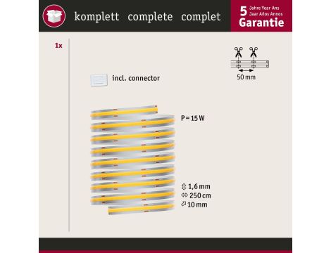 Taśma MaxLED 500 Full-Line COB zest. podst. 2.5m 15W 1250lm 2700K - 3