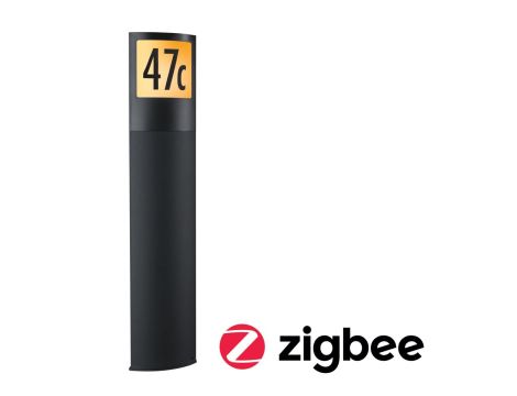 Oprawa ogrodowa PADEA LED SH Zigbee 9W 700lm DIM IP44 2200-3000K 230V antracyt tworzywo sztuczne