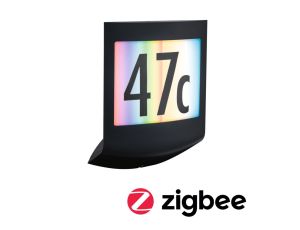 Oprawa elewacyjna PADEA LED SH Zigbee 8.2W 550lm DIM RGBW + zmierzchu IP44 3000K 230V antracyt tworzywo sztuczne