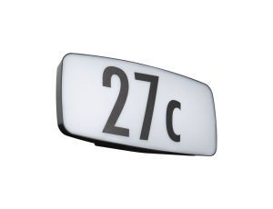 Oprawa numeryczna SHERRA LED SH Zigbee RGBW+ 6.5W 430lm IP44 czujnik ruchu+zmierzchu 230V antracyt tworzywo sztuczne - image 2