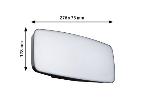 Oprawa numeryczna SHERRA LED SH Zigbee 6.5W 430lm IP44 2200-3000K czujnik ruchu+zmierzchu 230V antracyt tworzywo sztuczne - 6