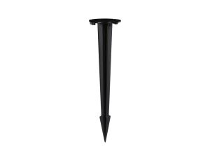 Podstawa grot / szpilka wbijana do lamp ogrodowych 40cm okrągła metalowa