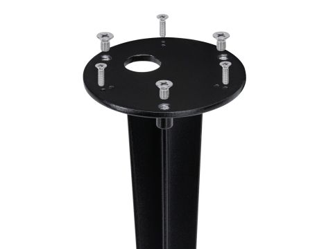 Podstawa grot / szpilka wbijana do lamp ogrodowych 40cm okrągła metalowa - 5