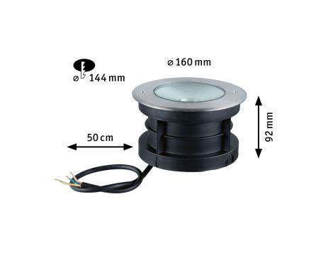 Oprawa najazdowa VANEA LED 15.5W 800lm IP67 okrągła 3000K 230V aluminium szkło - 6