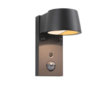 Oprawa elewacyjna CAPEA LED 6W 450lm 2200-3000K czujnik ruchu+zmierzchu IP44 230V antracyt aluminium - 2