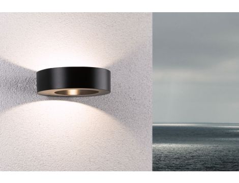 Oprawa elewacyjna RENGA LED 5W 270lm 3000K IP44 odporna na wodę morską 230V antracyt / aluminium