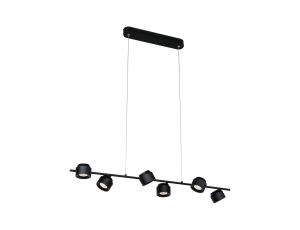 Lampa wisząca PURIC PANE LED SH Zigbee 6X6W 2700K DIM 450lm 2700K IP20 230V czarny mat /metal / tworzywo sztuczne - image 2