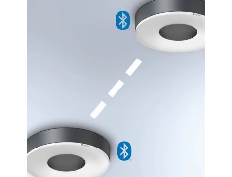 Oprawa wewnętrzna z czujnikiem ruchu i zmierzchu STEINEL RS 200 SC 17,1W LED HF Bluetooth Mesh 1165lm 3000K IK10 IP54 230V antracyt / aluminium - 5