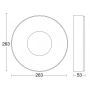 Oprawa wewnętrzna z czujnikiem ruchu i zmierzchu STEINEL RS 200 SC 17,1W LED HF Bluetooth Mesh 1165lm 3000K IK10 IP54 230V antracyt / aluminium - 8