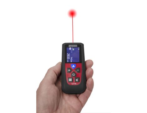 Dalmierz laserowy BENNING LD60  LCD kolorowy 650nm klasa II zasięg 60m IP54 - 6