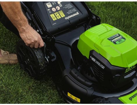 2x24V Kosiarka akumulatorowa z napędem 46cm G24X2LM46SPK4X  zestaw ładowarka dual + 2 aku 4Ah - 5