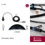 Lampa wisząca MAPALO Plug & Shine 2W - max. 10W 3000K IP44 24V antracyt / aluminium / stal nierdzewna - 2