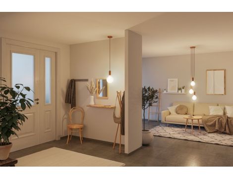 Źródło światła LED LAMPION V3 biała G125 E27 400lm 4,3W 3000K DIM 230V szkło - 3