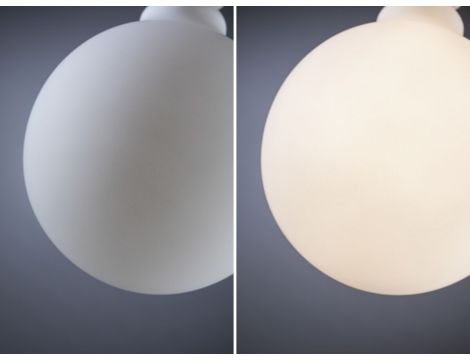 Źródło światła LED LAMPION V4 biała G125 E27 400lm 4,3W 3000K DIM 230V szkło - 3