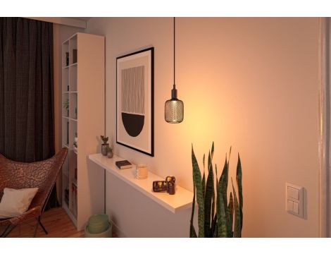 Źródło światła LED METALLIC GLOW ZYL czarny Spiral E27 4,2W 200lm 1800K 230V - 4