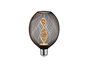 Źródło światła LED METALLIC GLOW GLOB czarny Helix E27 3,5W 110lm 1800K 230V