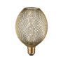Źródło światła LED METALLIC GLOW GLOB mosiądz Helix E27 3,5W 130lm 1800K 230V - 3