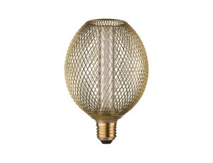 Źródło światła LED METALLIC GLOW GLOB mosiądz Spiral E27 4.2W 200lm 1800K 230V - image 2