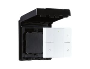 Przełącznik ścienny Plug+Shine SH Zigbee IP44 czarny / tworzywo sztuczne - image 2