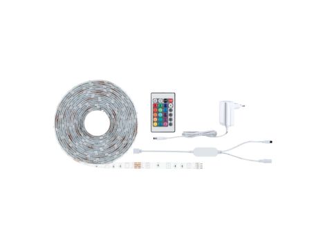 Taśma Led SimpLED RGB SH Zigbee zestaw kompletny 5m 20W 450lm 24VA 230/24V DC transparentny