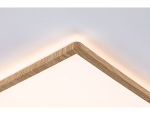 Plafoniera ATRIA Wood Backlight 16W 293X293 1600lm 3000K IP44 230V drewnopodobny / tworzywo sztuczne - image 2