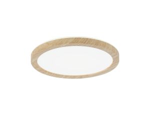 Plafoniera ATRIA Wood Backlight 11W 190mm  850lm 4000K IP44 230V drewnopodobny / tworzywo sztuczne