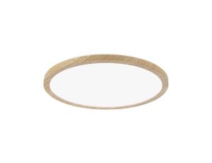 Plafoniera ATRIA Wood Backlight 16W 293mm 1600lm 4000K IP44 230V drewnopodobny / tworzywo sztuczne