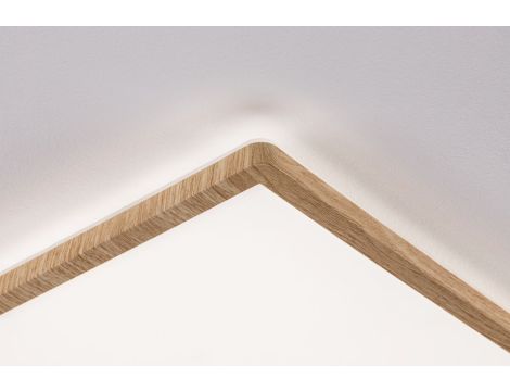 Plafoniera ATRIA Wood Backlight 16W 293X293 1600lm 4000K IP44 230V drewnopodobny / tworzywo sztuczne - 3