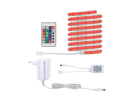 Taśma Led Full COB SimpLED RGB zestaw kompletny 3m 22W 990lm 840led/m 24VA 230/24V DC  transparentny - 4