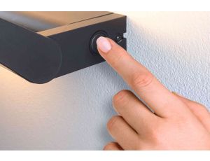 Oprawa ścienna RANVA LED 13W + 2W 2700K 1400lm DIM 230V czarny matowy - image 2