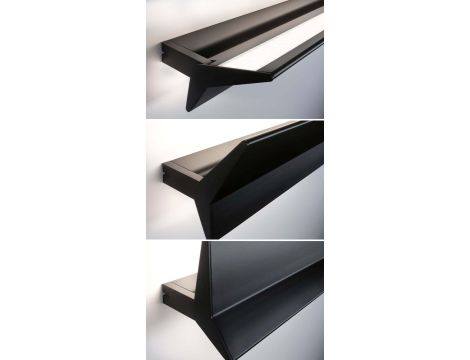 Oprawa ścienna STINE 13W + 4W 2700K 1400lm DIM 230V czarny matowy - 7