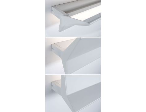 Oprawa ścienna STINE LED SH Zigbee 13W+4W 2700-6500K 1400lm DIM 230V biały matowy - 7