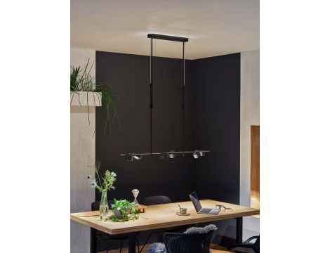 Lampa wisząca PURIC PANE LED 6x6.5W 1x4.5W 3-STEP DIM 2700K 230V czarny / metal - 7