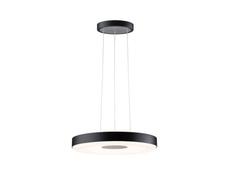 Lampa wisząca PURIC PANE LED SH Zigbee 11W DIM 400mm 230V czarny / szary / metal